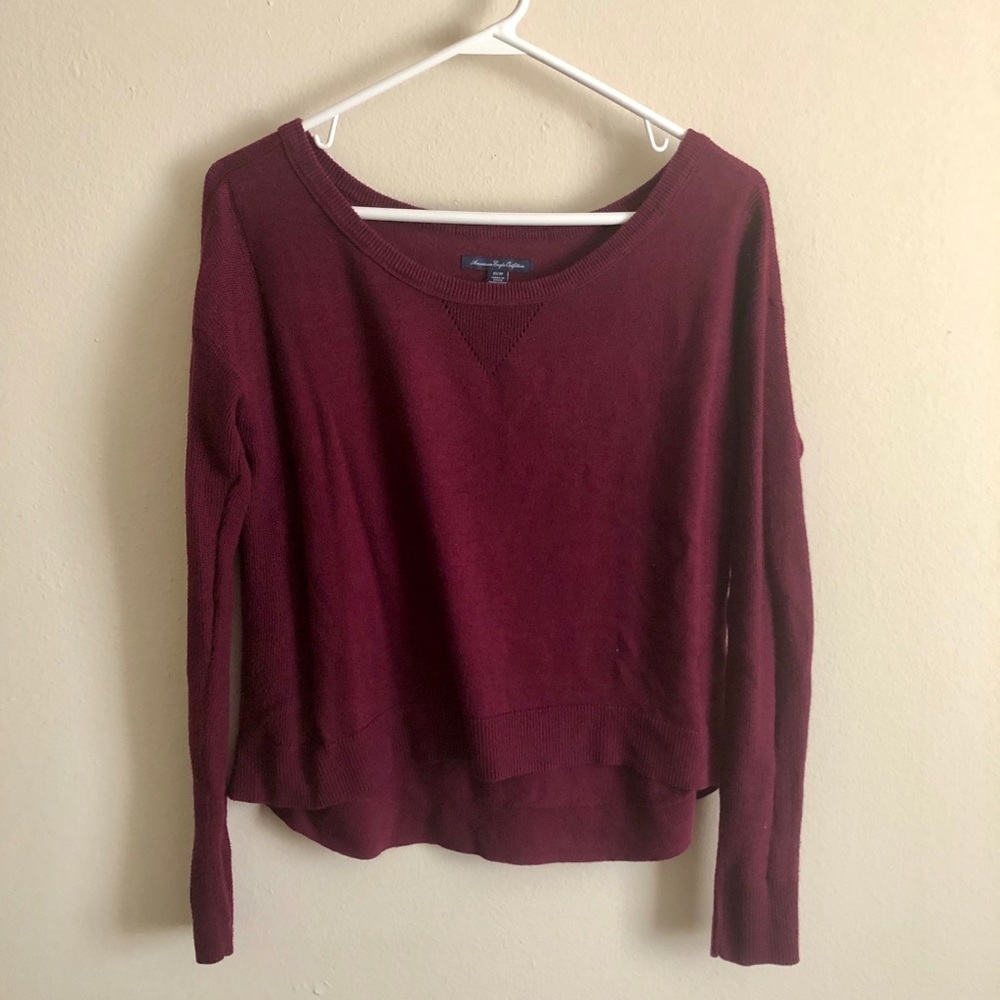 AEO Maroon Sweater